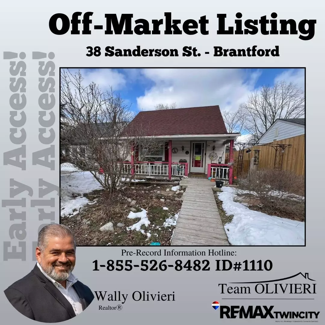 Exclusive Off-Market Sneak Peek: 38 Sanderson St in Eagle Place, Brantford