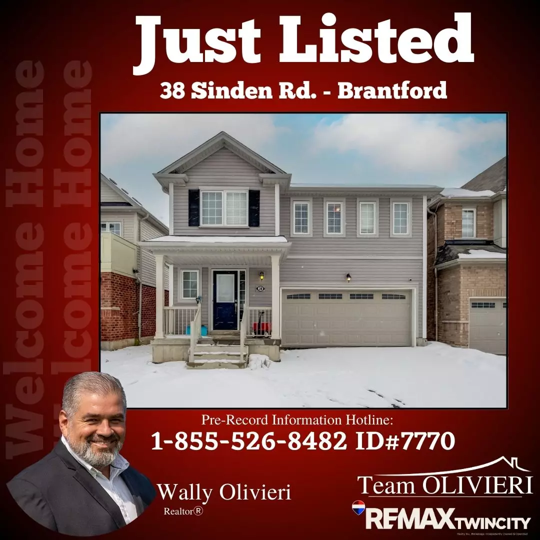 Just Listed Power of Sale: 38 Sinden Rd – Located in a Family-Friendly Brantford Community