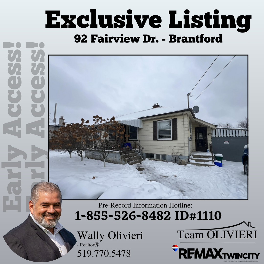 Exclusive North-End Opportunity: 92 Fairview Drive, Brantford