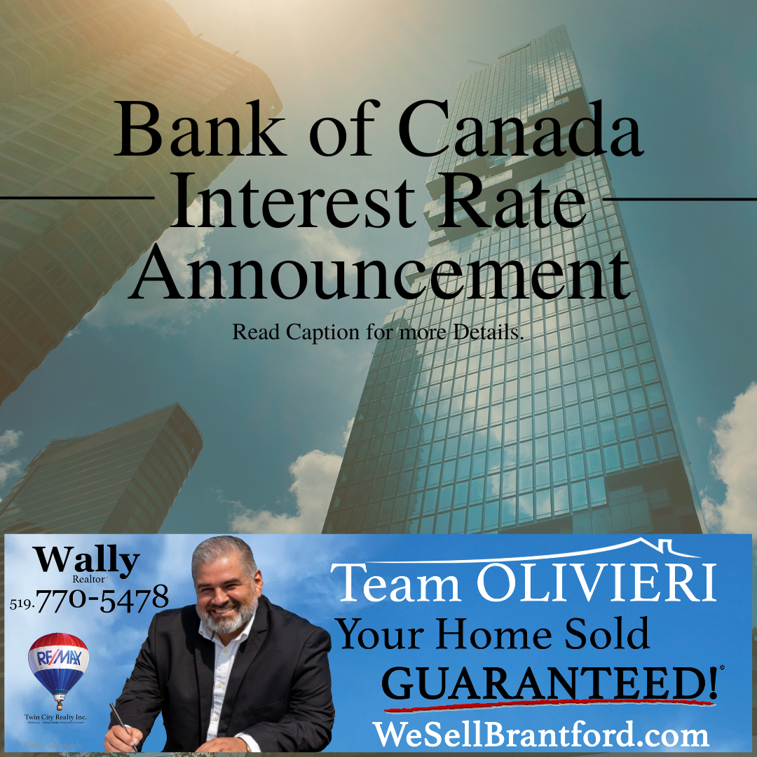 Bank of Canada Makes 6th Consecutive Cut to Interest Rates!